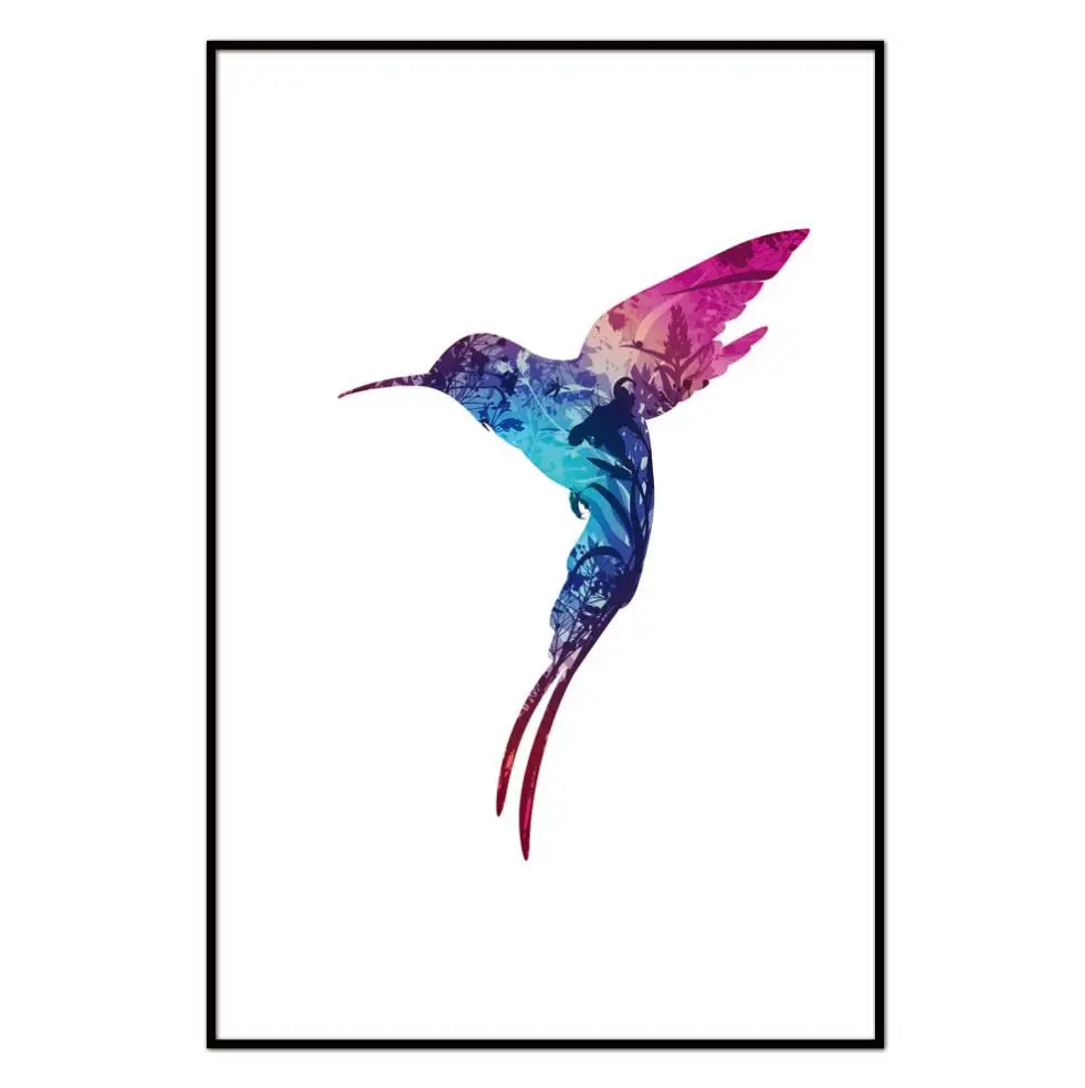 

Painting Bird Natural Nordic poster Abstract Living Room Art Decoration Pictures No Frame Wall Pictures Canvas