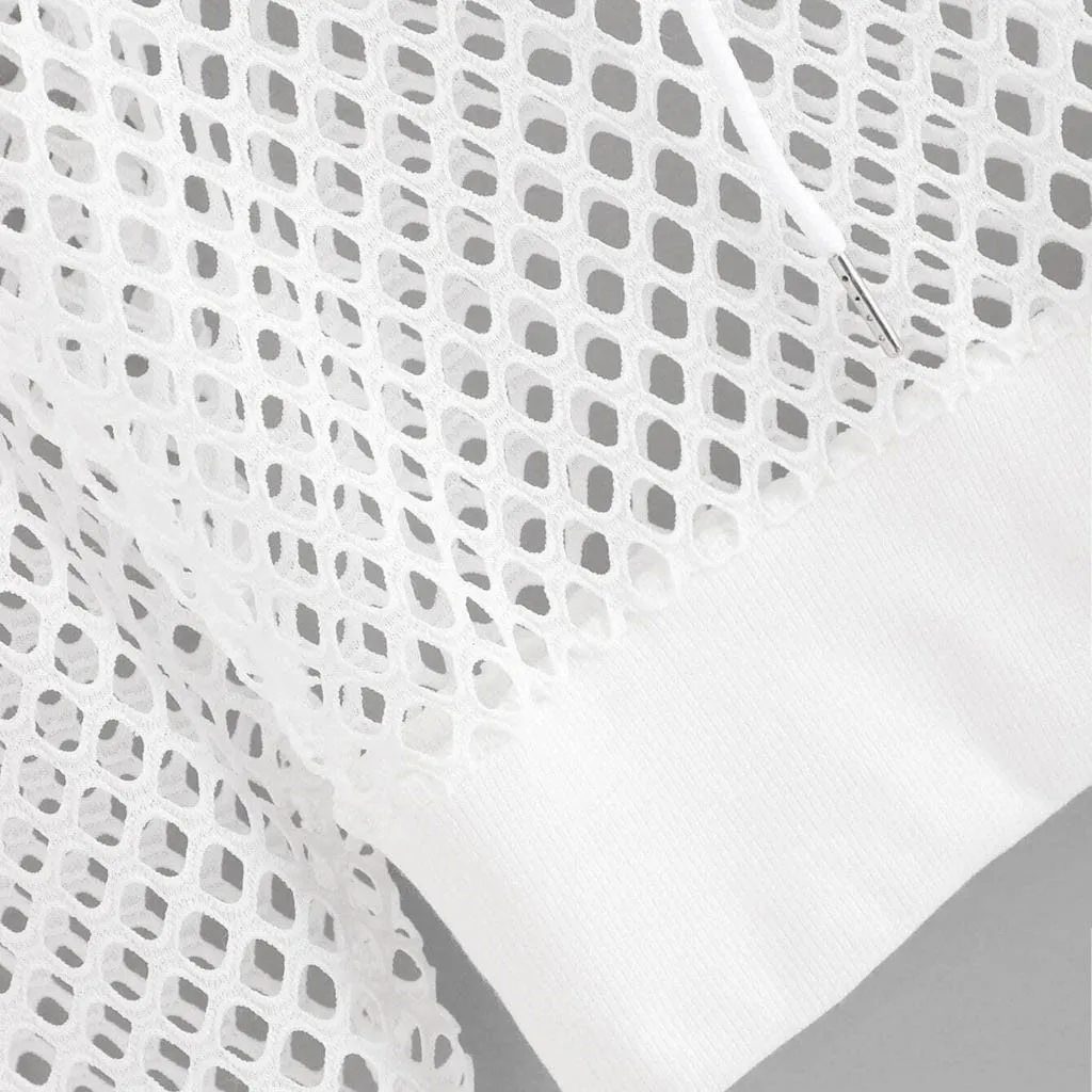 Женская укороченная Толстовка в стиле Харадзюку повседневная однотонная