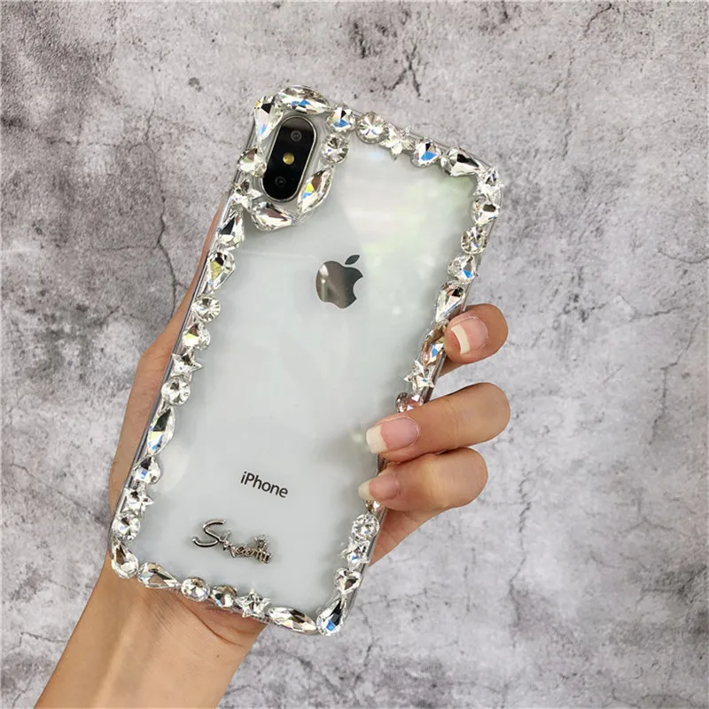 Роскошный чехол с бриллиантовыми украшениями для Samsung S8 S9 S10 S10E 5G Note8 9 10 plus
