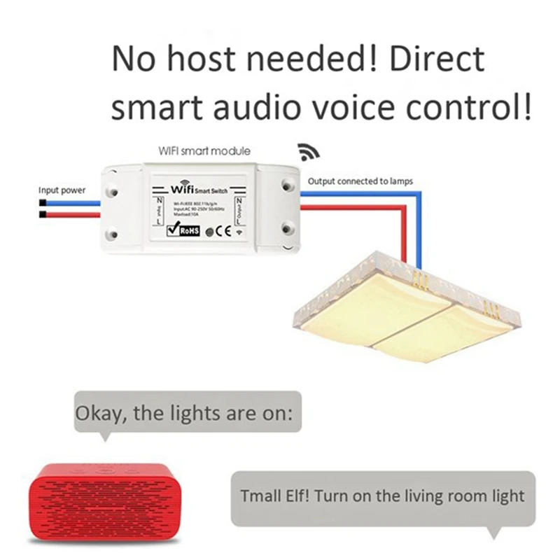 3 шт./упаковка смарт-переключатель с Wi-Fi | Строительство и ремонт