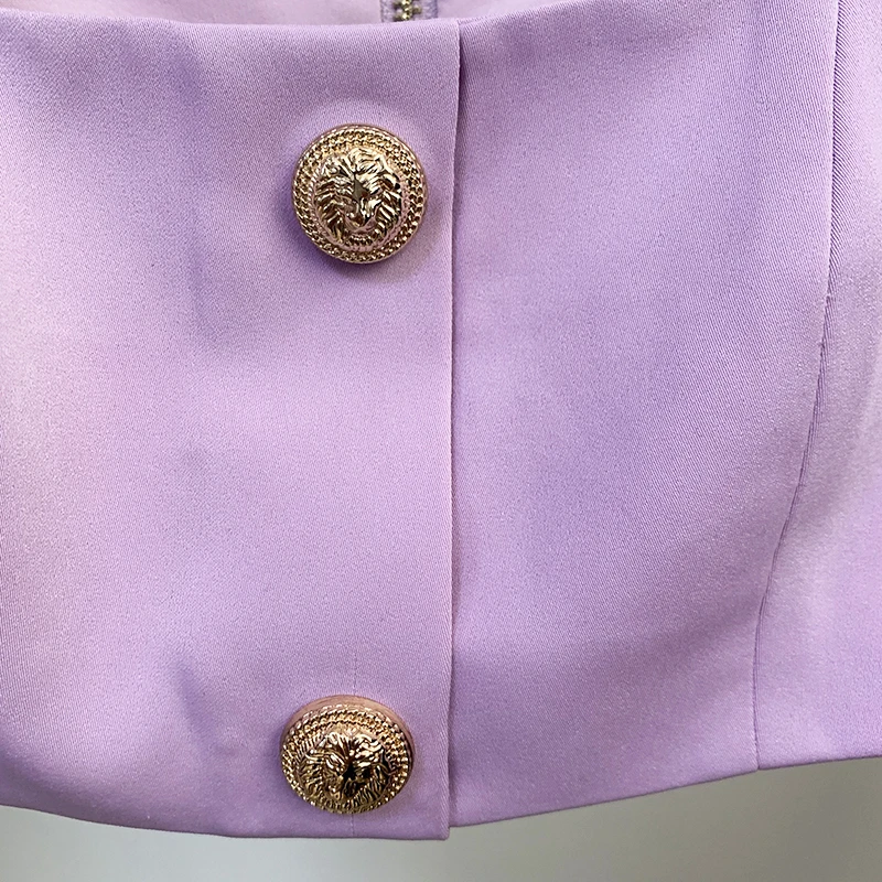 HIGH QUALITY Newest 2021 Designer Tops Women's Square Collar Lion Buttons Crop Camis