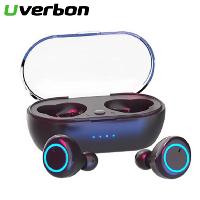 Беспроводные Bluetooth наушники TWS водонепроницаемые спортивные игровая гарнитура