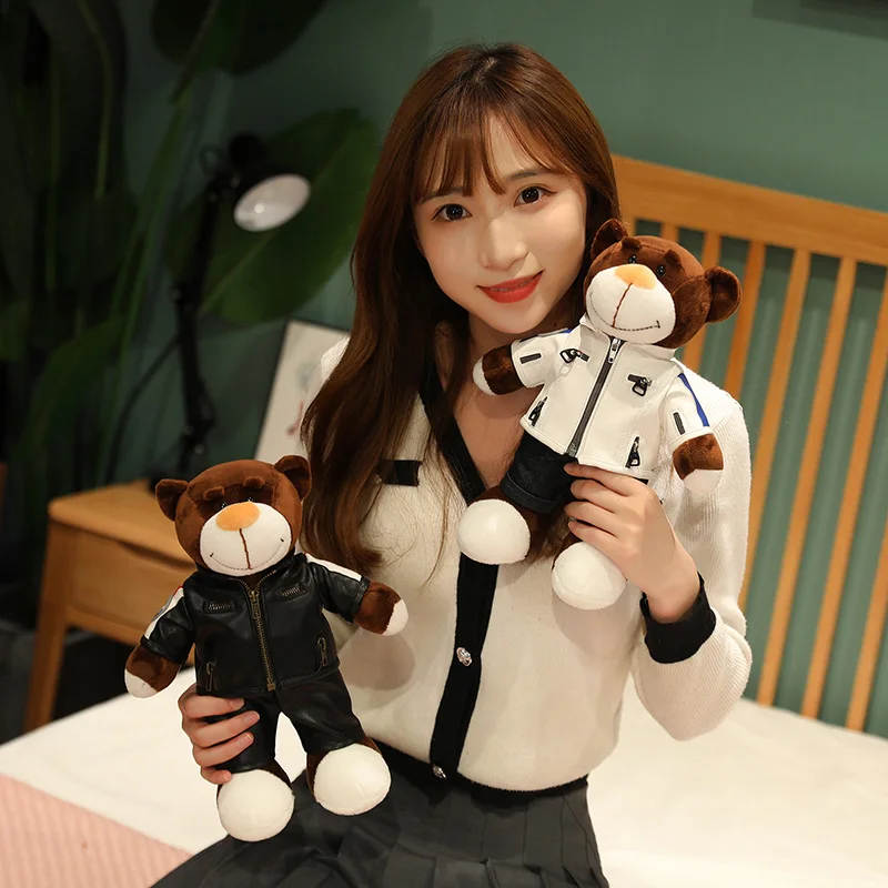 Креативный локомотивный плюшевый мишка 30 см плюшевые игрушки