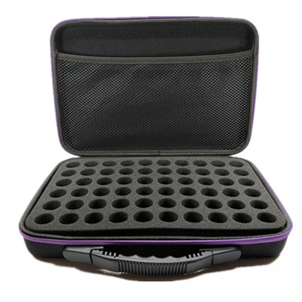 

60 Bottles Essential Oil Case Storage Bag Portable Makeup Perfume Storage Box Essential Oil Bottle Organizer For Travel Outdoor