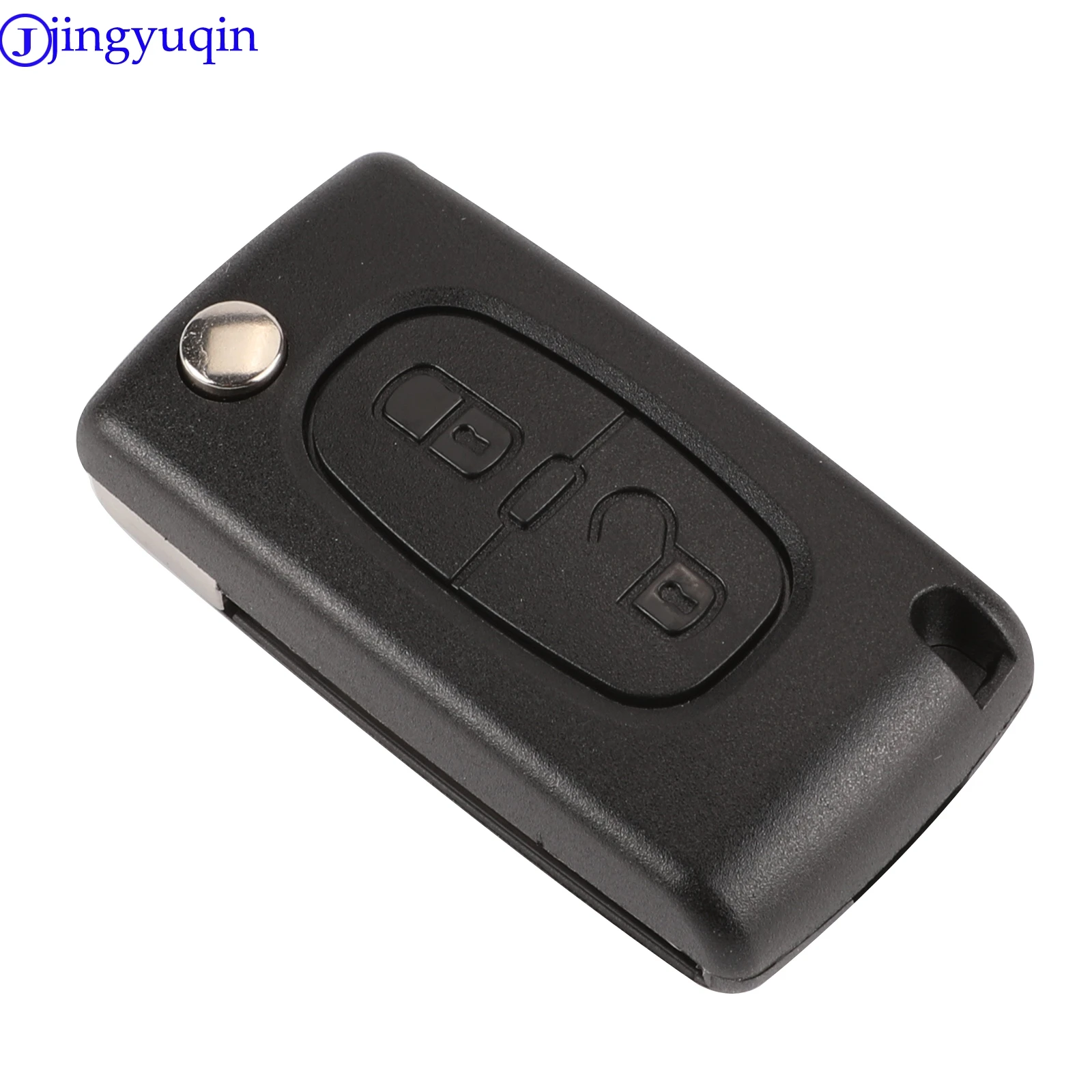 Jingyuqin ключи чехол в виде ракушки для peugeot 307 407 308 607 для Citroen C2 C3 C4 C5 C6 C8 XSARA пика CE523 HU83 CE536 VA2