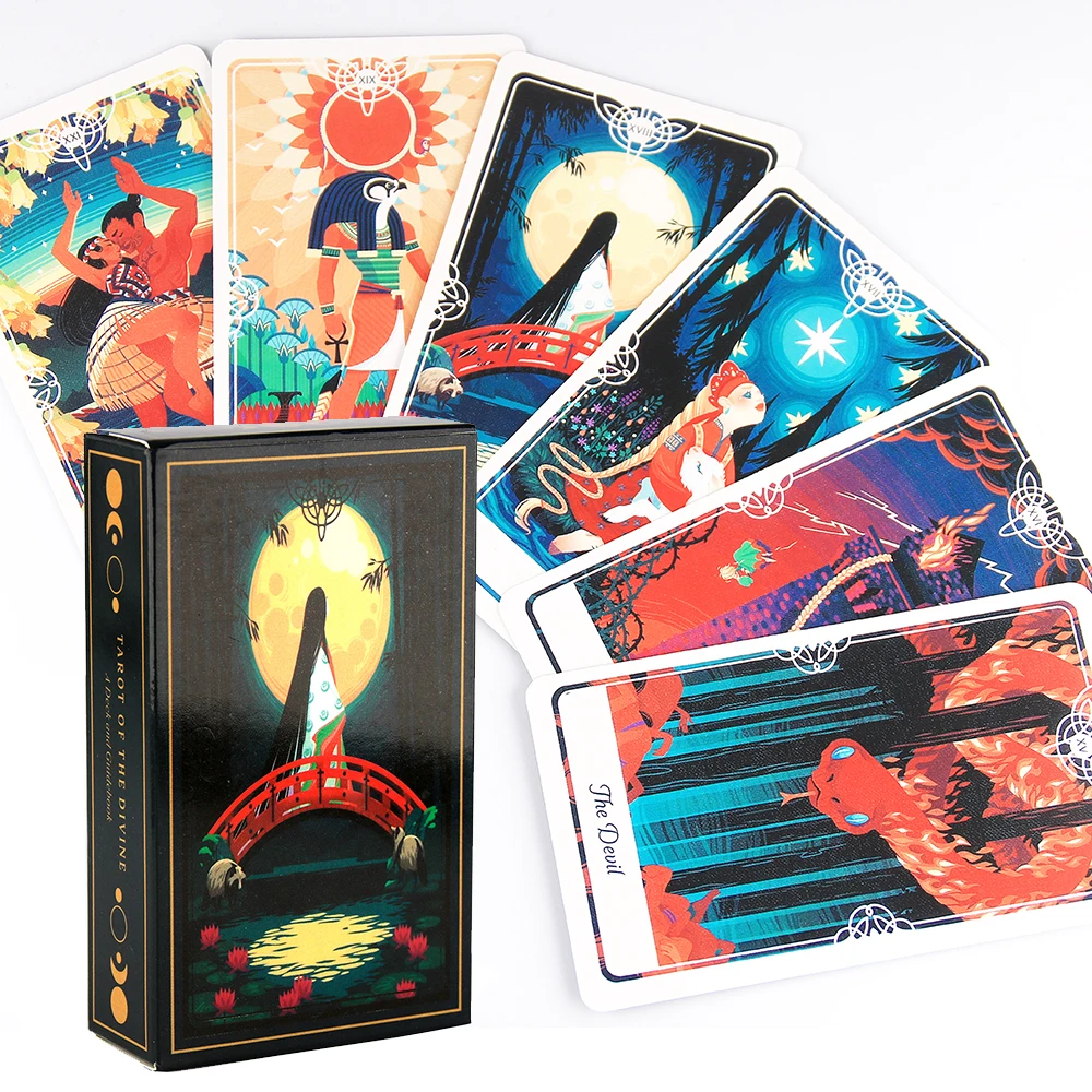 

Tarot of the Divine A Deck and Guidebook Inspired by Deities Folklore and Fairy Tales from Around the World Tarot Cards Game