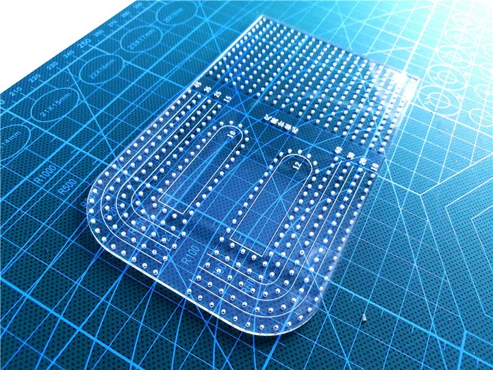 1 шт. трафарет для измерения местоположения кожи и акрила|Наборы инструментов