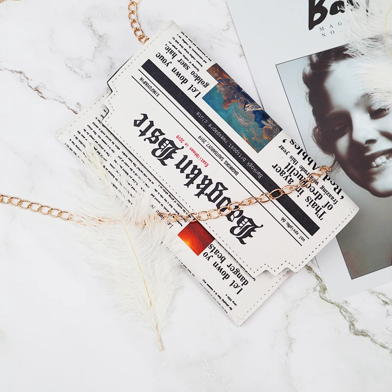 Женская сумка-конверт новинка 2021 индивидуальный струйный клатч для газет