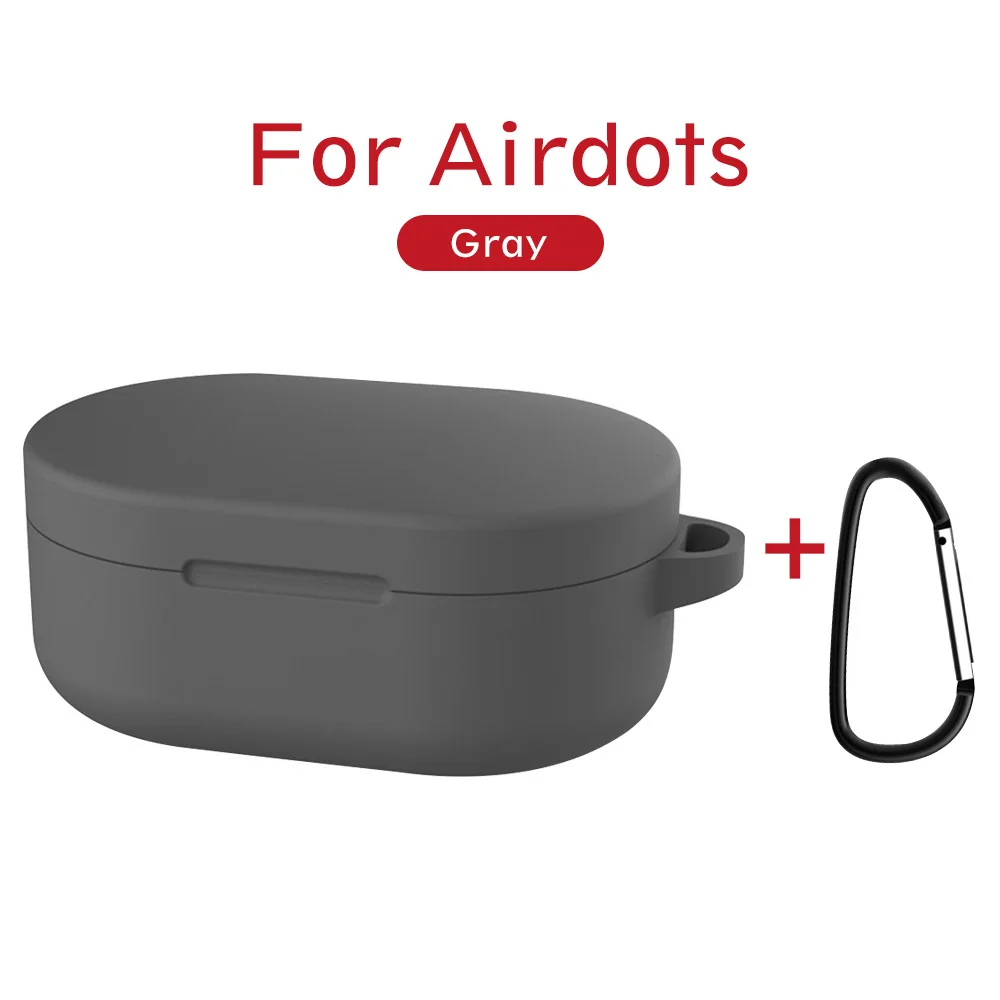 Фото Для Redmi Airdots TWS bluetooth-гарнитура милый Силиконовый Футляр для наушников Xiaomi Для Redmi Airdots TWS bluetooth-гарнитура милый Силиконовый Футляр для наушников Xiaomi