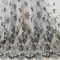 3meters exquisite france eyelash lace fabric handmade diy curtain decorative 150cm wide clothes accessories