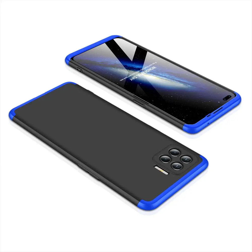 

360 Full Protection Hard PC Case For OPPO F17 Pro Cover shockproof case For OPPO F17 Pro Phone case + Phone glass Film F17Pro