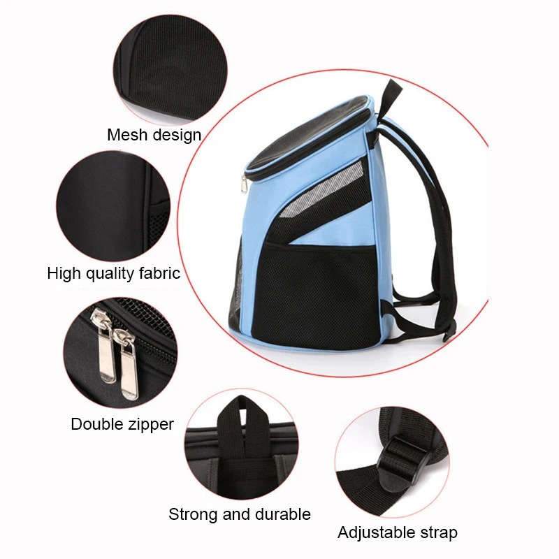 

Portable Pet Carriers Backpack Fashion Breathable Cat Pets Puppy Shoulder Bags Travel Outdoor Dog Packaging Carrier Accessories