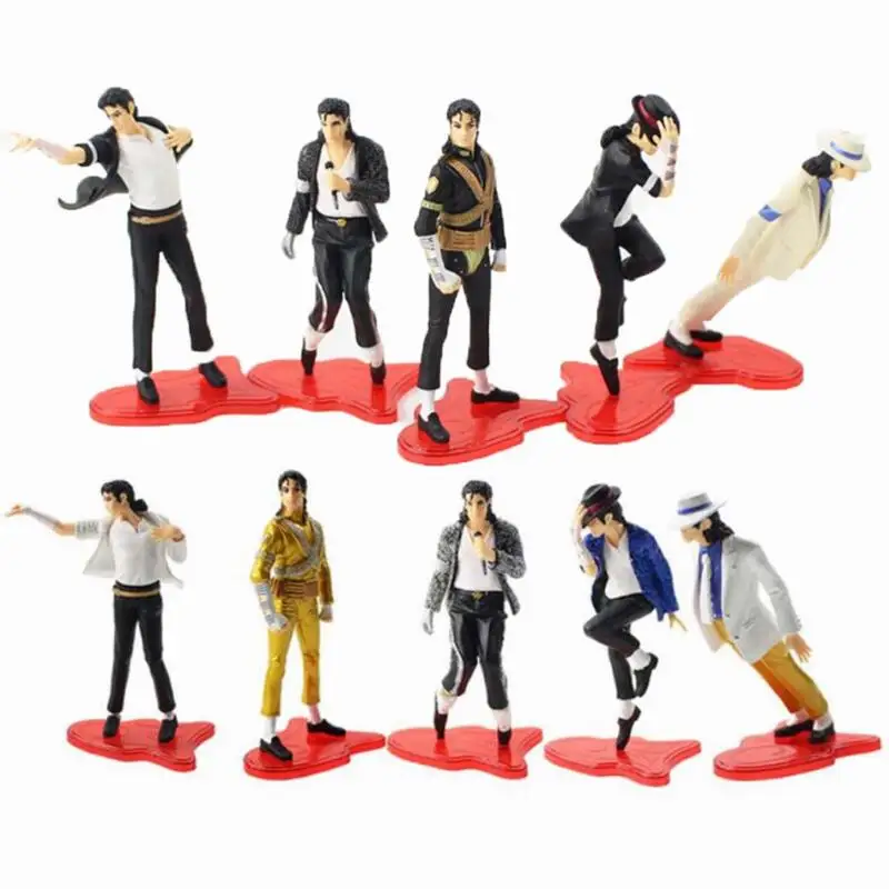 

ПВХ Куклы 5 шт./компл. 11 см MJ, гладкая игрушка для коллекционирования, королевская поза людей Moonwalk, модель Pace