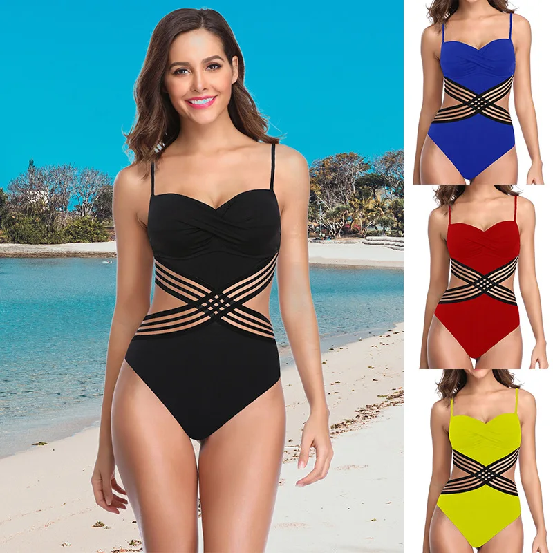 

Comfortable Bathing Suits Beach Swimsuits One Pieces Women Sexy Quick Dry Swimwear Backless Adjustable Shoulder Strap Bikini Set