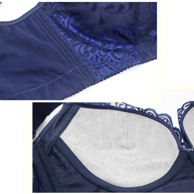 

Big Size Gather Push Up Bra for Women Sexy Wire Free Bralette Vest Bra Brassiere C D Cups Deep V Sexy Women Underwear Lingerie