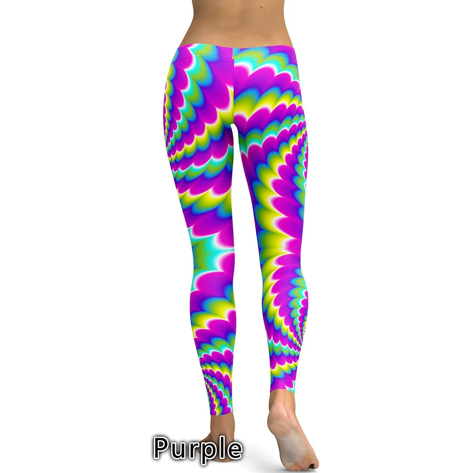 Леггинсы женские с принтом голографические леггинсы спандекс завышенной талией