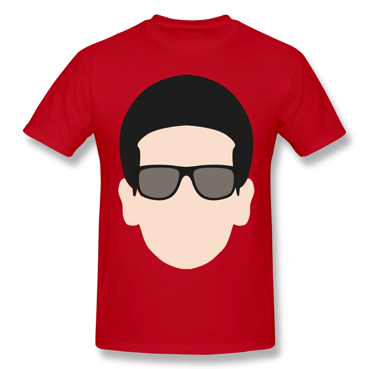 

Roy And Orbison Head Illustrationby JPRT Men's Basic Short Sleeve T-Shirt Graphic Funny R240 Tshirt Eur Size