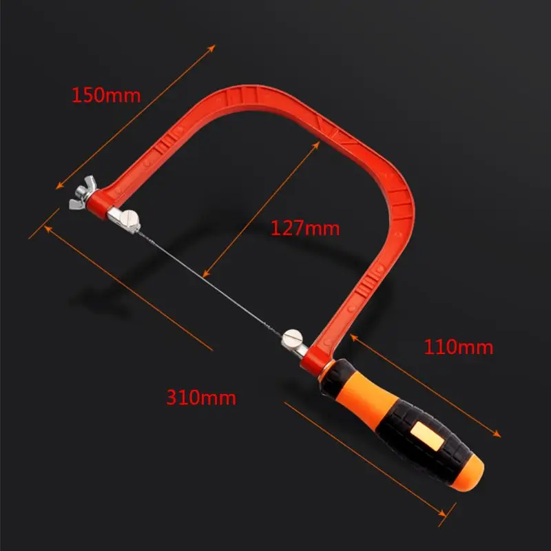 

1PC Durable Metal Fret Saw Woodworking Hand Coping Saw DIY Shape Cutting Tools