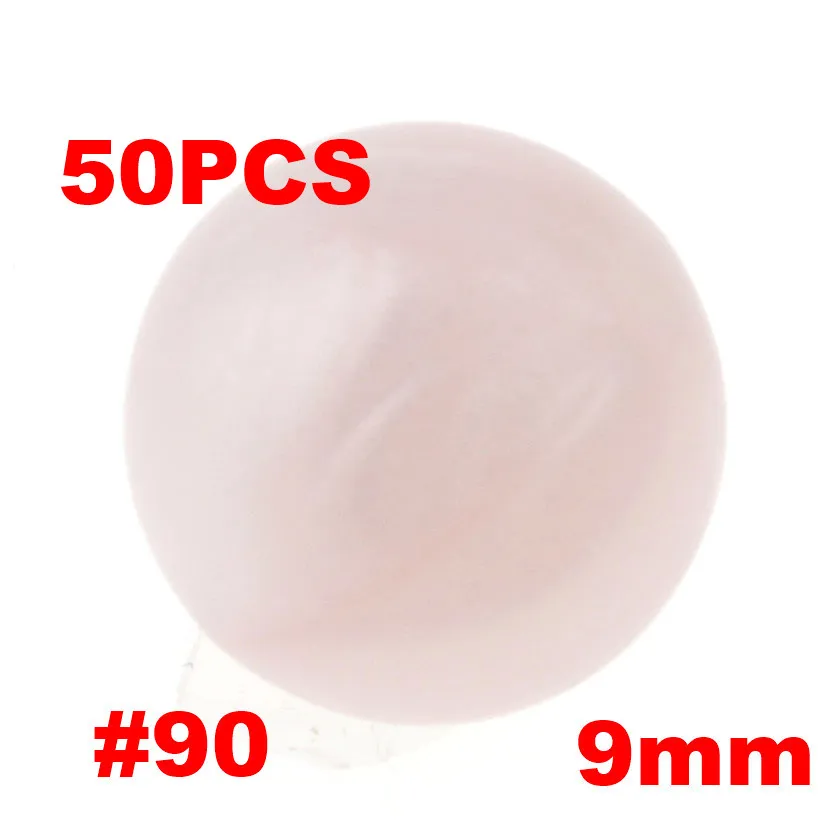 90 Metallic Pink QHBC 50 шт. Силиконовые Круглые Бусины 9 мм Жемчуг Bpa бесплатно жевательные Детские Прорезыватели ожерелье аксессуары цепочка для соски DIY Уход игрушка Kralen - Цвет: 90 Metallic Pink