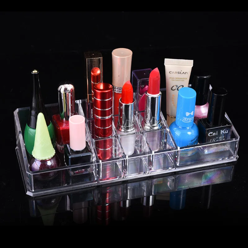 Bathroom Makeup Organizer For Cosmetics Container Transparent Acrylic Organizer Lipstick Storage Container
