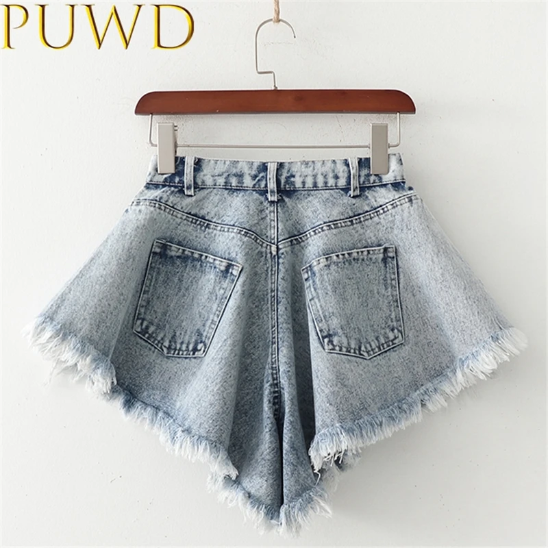 Винтажные женские сексуальные расклешенные джинсовые шорты 2020 летние модные с