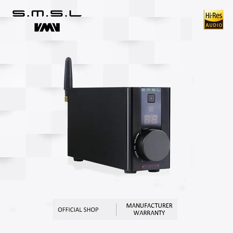 SMSL AD13 Bluetooth чистый цифровой Hi Fi усилитель 50 Вт * 2 USB декодирование 4 0 мощности с
