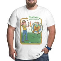 archery for beginners notebook brand cottont shirts for men clothing workout tops oversized t shirt plus size