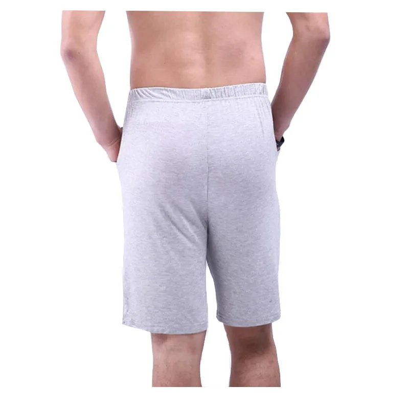 Шорты мужские оверсайз до колен домашние штаны из модала свободные большие