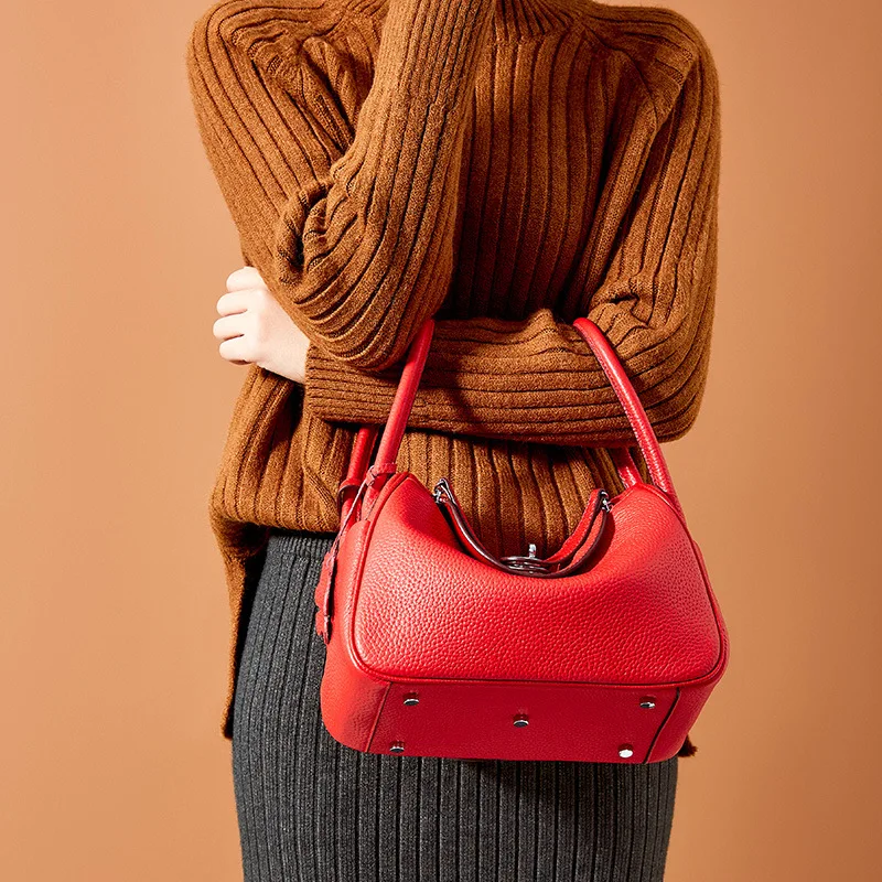

2021 Hot Sale All Match Classical Pillow Bag for Women Luxury Handbags Women Bags Ladies High Quality Cow Leather Handbags Woc