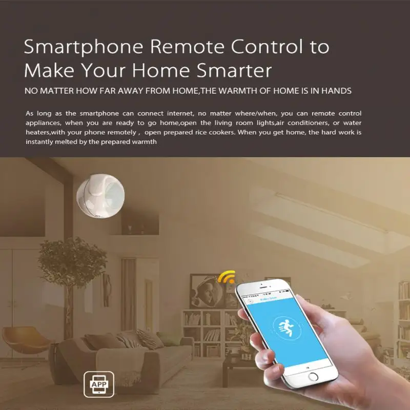 Smart WiFi Tuya Motion PIR Sensor Detector WIFI Movement Life APP Wireless Home Security System | Безопасность и защита