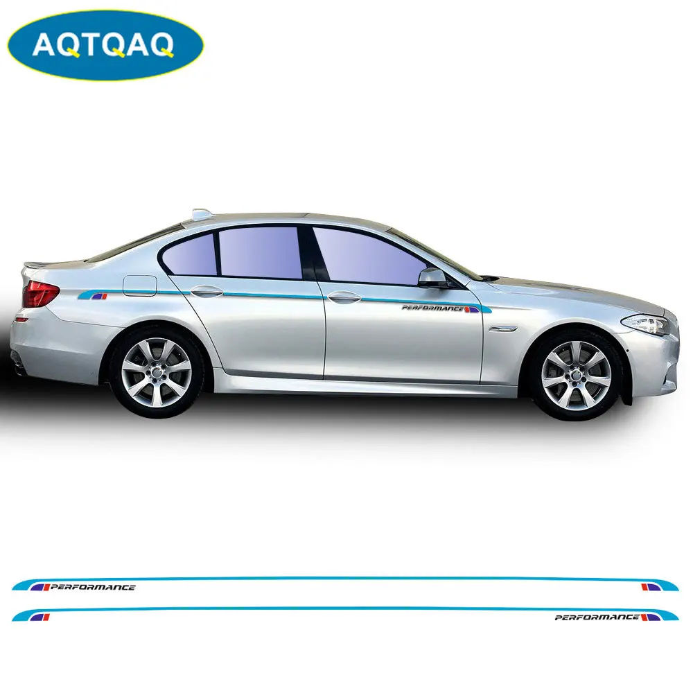 

1Set Auto Waist Line Car Sticker Vinyl Racing Stripe Decal for BMW Series 3 Series 5 Car Accessories
