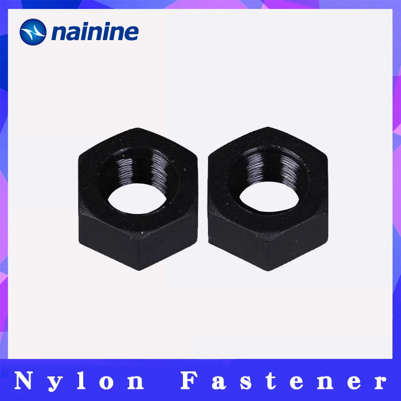 [M2 M20] шестигранные пластиковые гайки черная нейлоновая Шестигранная гайка