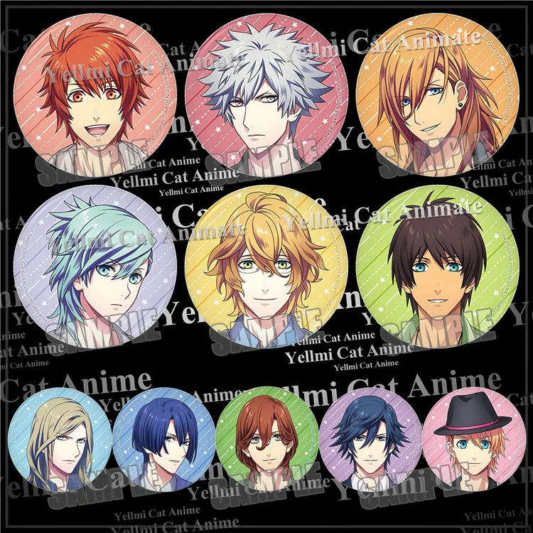 1 шт. аниме Uta no Prince Sama Kurusu Ichinose Aijima Cecil значки брошь иконы железные иконы|Броши| |