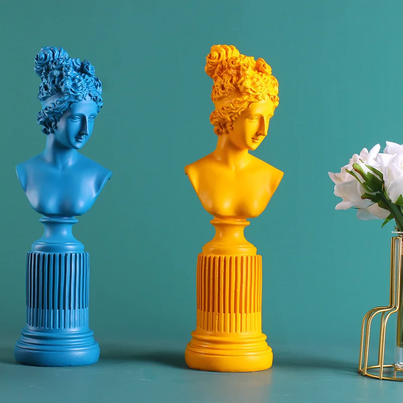 

Resin Crafts Figurine Home Decor Modern Luxe Office Figurines People Living Room Dekoracje Do Domu Household Merchandises BL50BJ