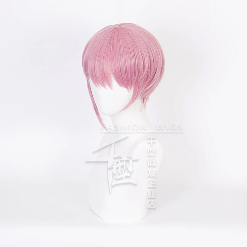 Парик для косплея ичика Накано из аниме квинтуплет розовых коротких