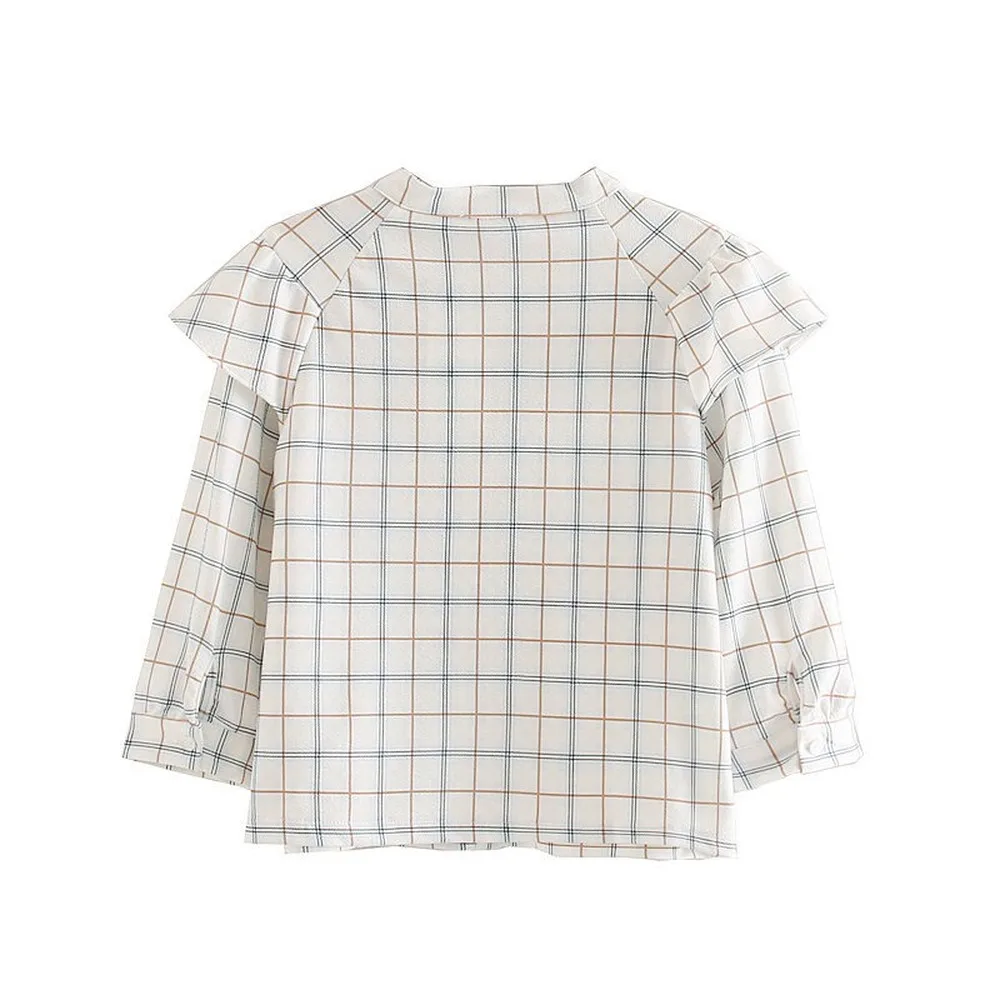 Женская шифоновая рубашка летняя свободная повседневная прозрачная с оборками