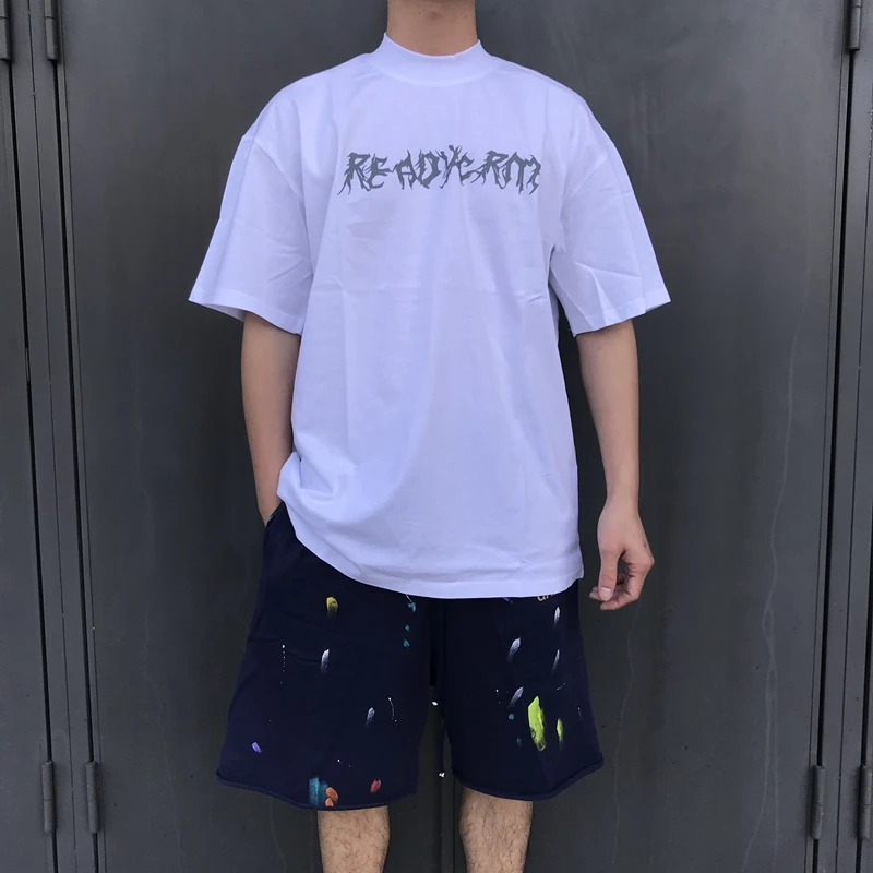 

2021SS Revenge T-shirt Men Women 1:1 High Quality Revenge Tee Casual Text Abstract Printing Tops Cotton Short Sleeve