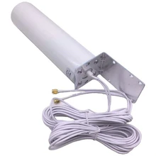 NEW-3G 4G LTE External Antenna Outdoor with 5M Dual SlIder CRC9/TS9/SMA Connector for 3G 4G Router Modem