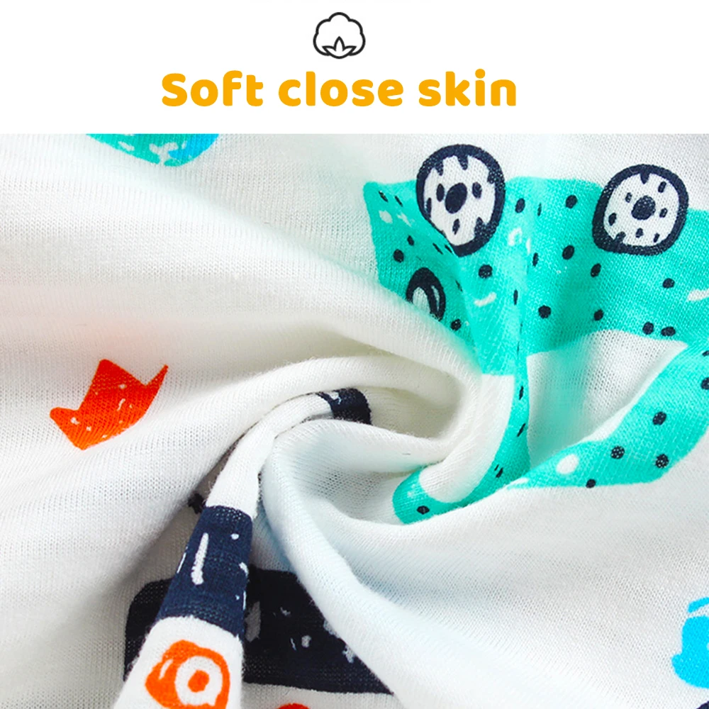 Conjunto de pijamas para ni&ntilde;os, ropa de dibujos animados para beb&eacute;s, camiseta + Pantalones cortos, conjuntos de ropa informal para el hogar de 1 a 3 a&ntilde;os-4