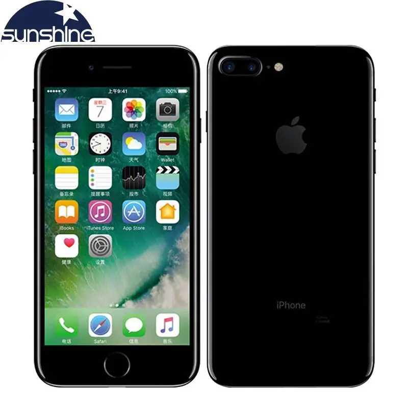 Impressão Digital Usada Original Desbloqueada Apple IPhone 7 Plus Quad-Core 5,5 Polegadas 3GB RAM IOS LTE 12.0MP Câmera Smartpho