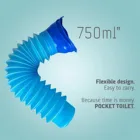 Термоусадочный писсуар 750 мл мужской женский портативный мобильный туалет горшок мочи бутылка многоразовая экстренная помощь кемпинг автомобиль путешествия трафик