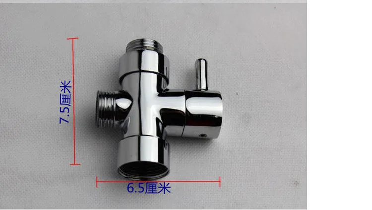 

3/4" 1/2" BSP Rigid Riser 3-way diverter valve for handheld shower head or bath tap faucet switch outlet