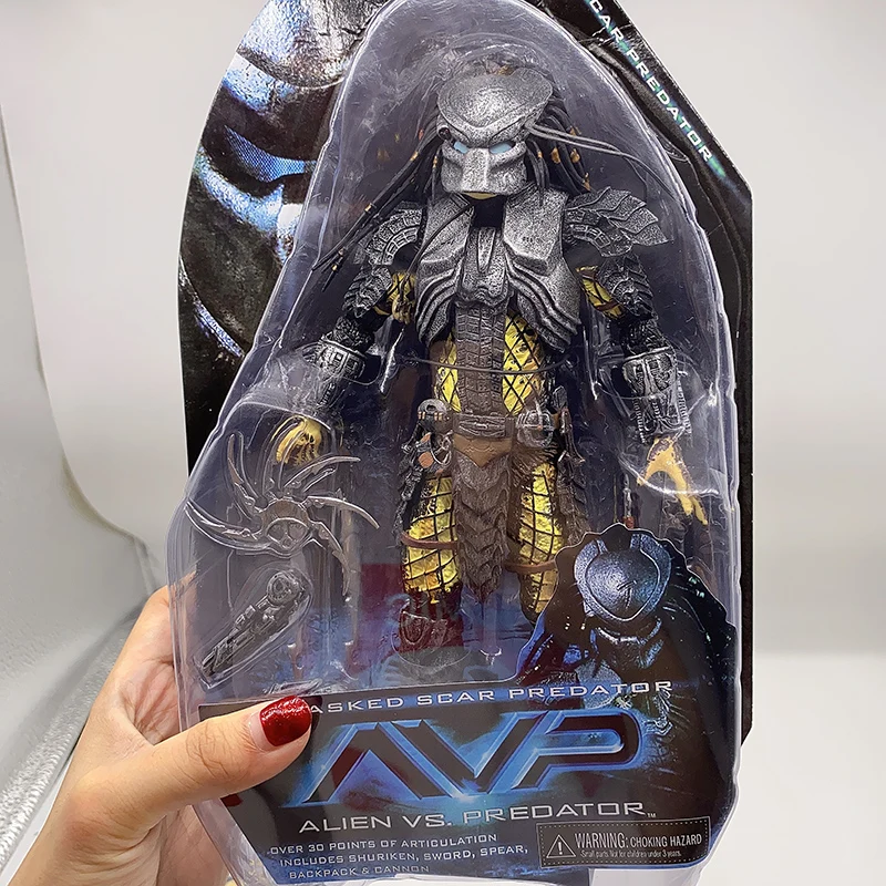 NECA Lab Escape беглец Хищник AVP инопланетянин против Хищника маскированный шрам