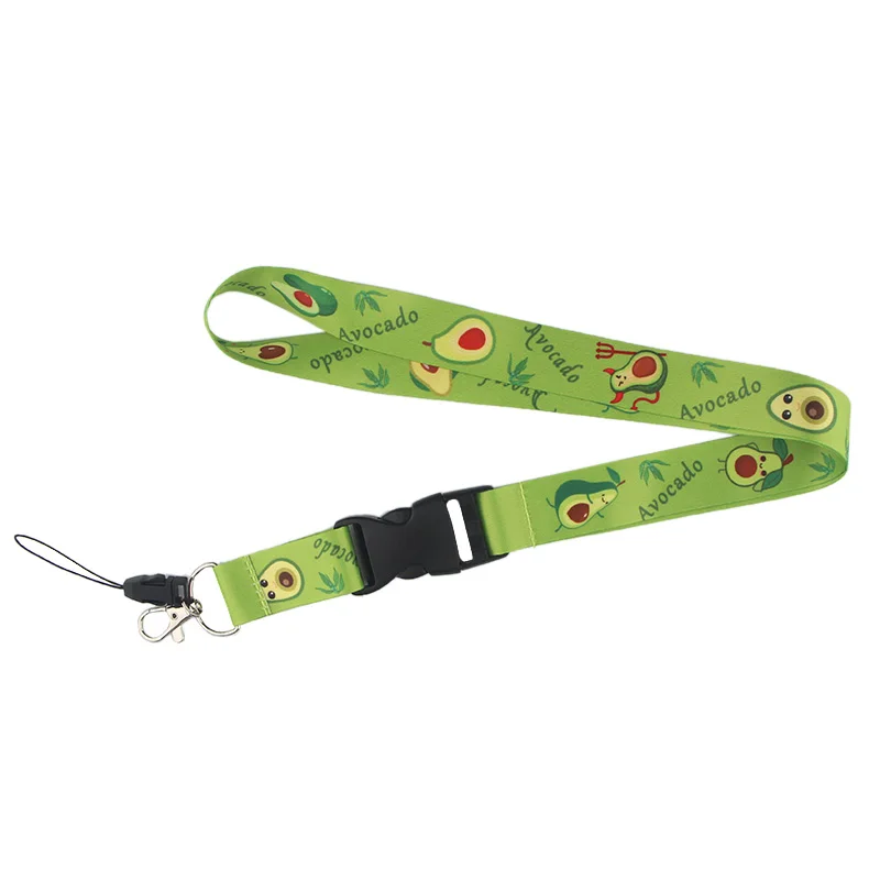CA95 авокадо фруктовые ремешки для брелка ID карты пропуска мобильного телефона USB