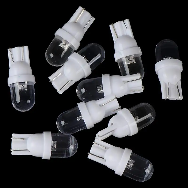 

New 10pcs/lot T10 LED Bulbs Car Side Dashboard Wedge Light Car Styling Xenon Auto Lamps Parking Light
