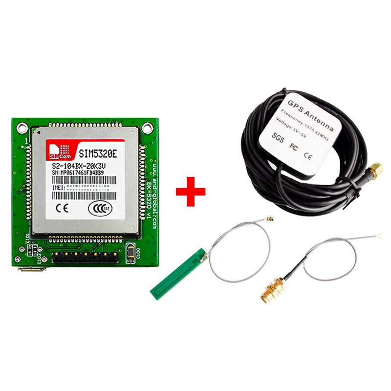 

SIMCom SIM5320E development board breakout Core board 3G PCB Genuine Distributor HSPA+/WCDMA Embedded quad-band module