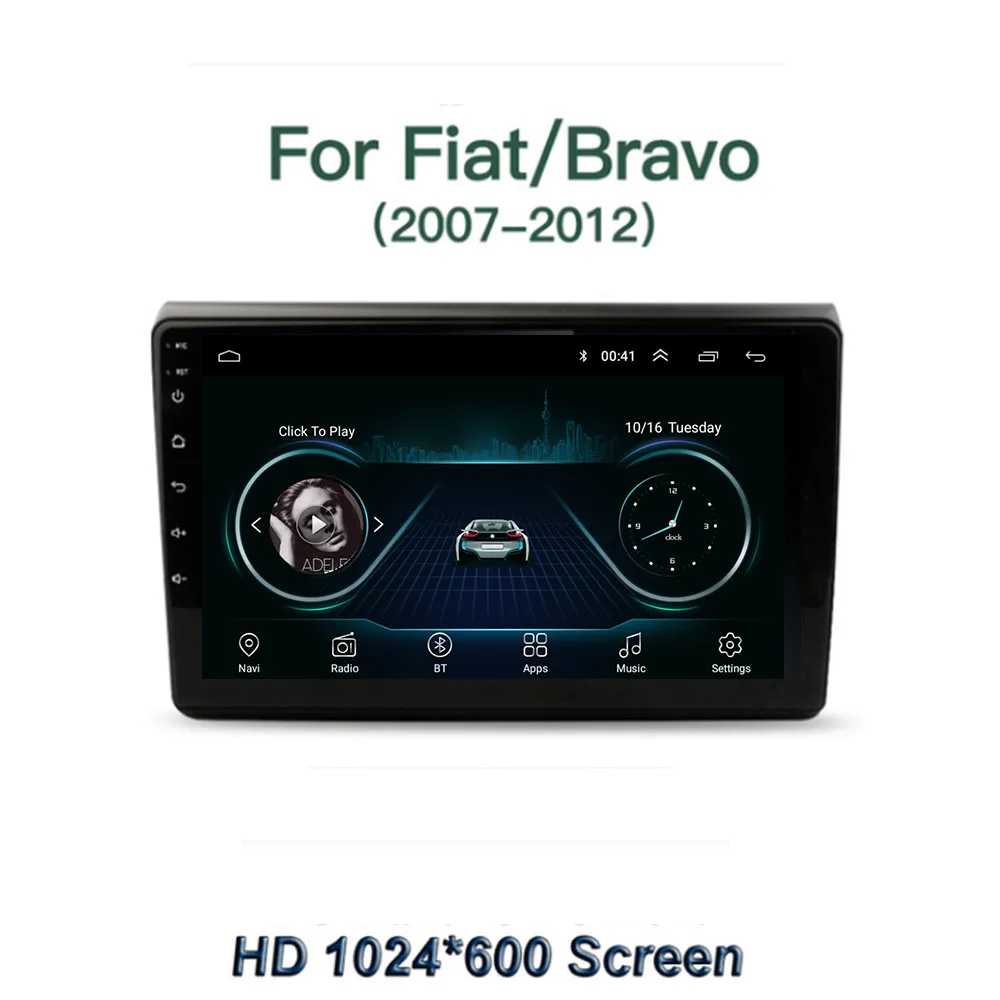 

Android IPS DSP 8 ядер для Fiat Bravo 2007 2008 2009 2010 2011 2012 Автомагнитола мультимедийный видеоплеер навигация GPS