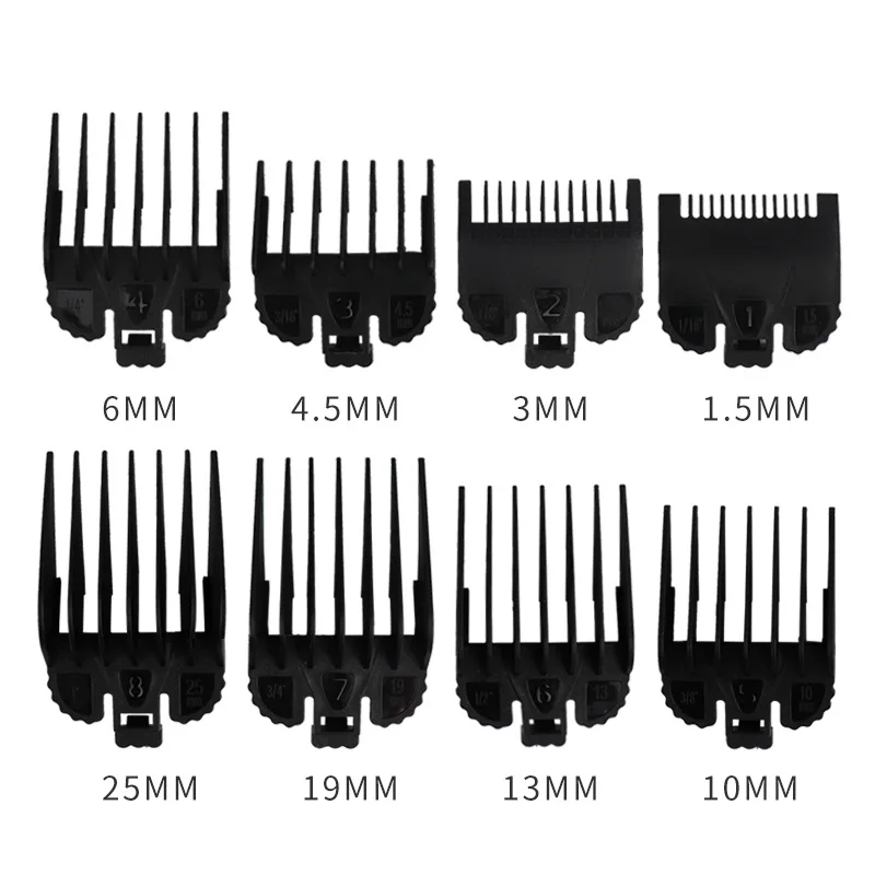 2/8Pcs Hair Clipper Cutting Guide Comb Guards Limit Tools Kit 46x38mm Head for WAHL 1.5/3/4.5/6/10/13/19/25mm G0704 | Красота и