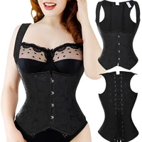 women sexy corset top underbust bustier gothic clothes steampunk corsets waist trainer belt shaper plus size corselet