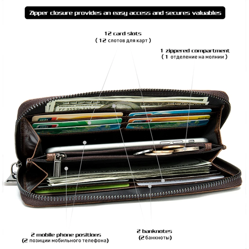 MVA кошельки Мужской клатч из натуральной кожи мужской кошелек крокодиловая кожа